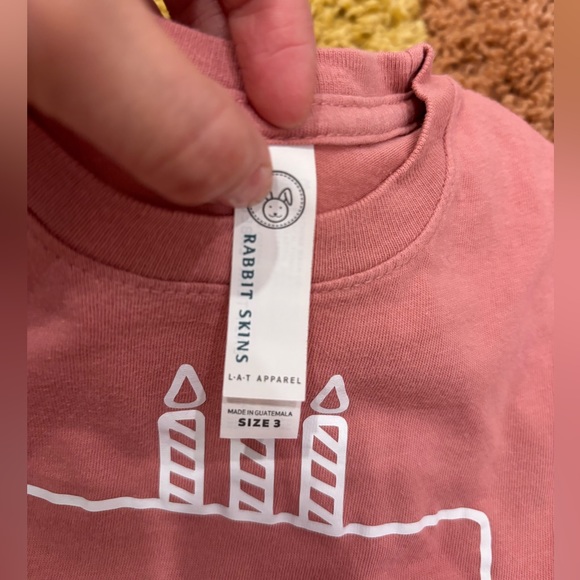 3T third birthday cake t-shirt - Picture 2 of 3